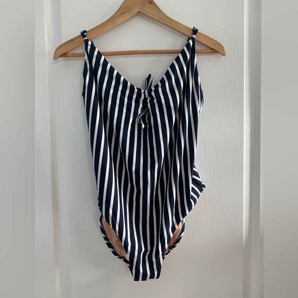 J. Crew Striped One Piece